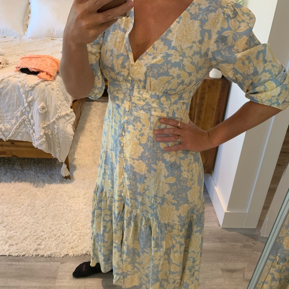 zara floral dress